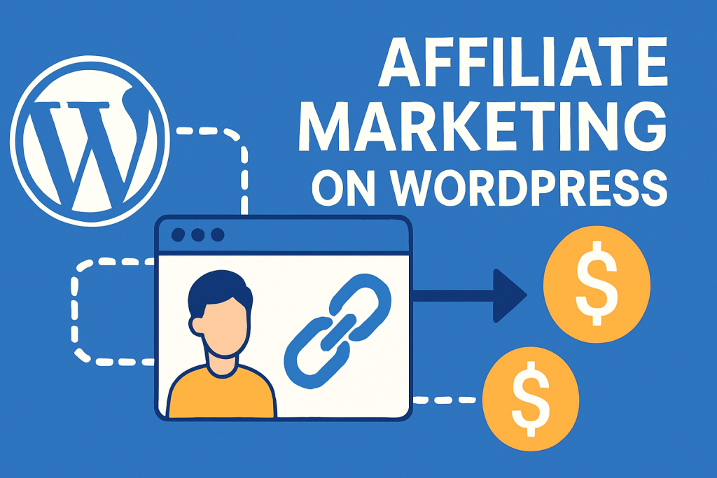 Affiliate marketing concept on WordPress