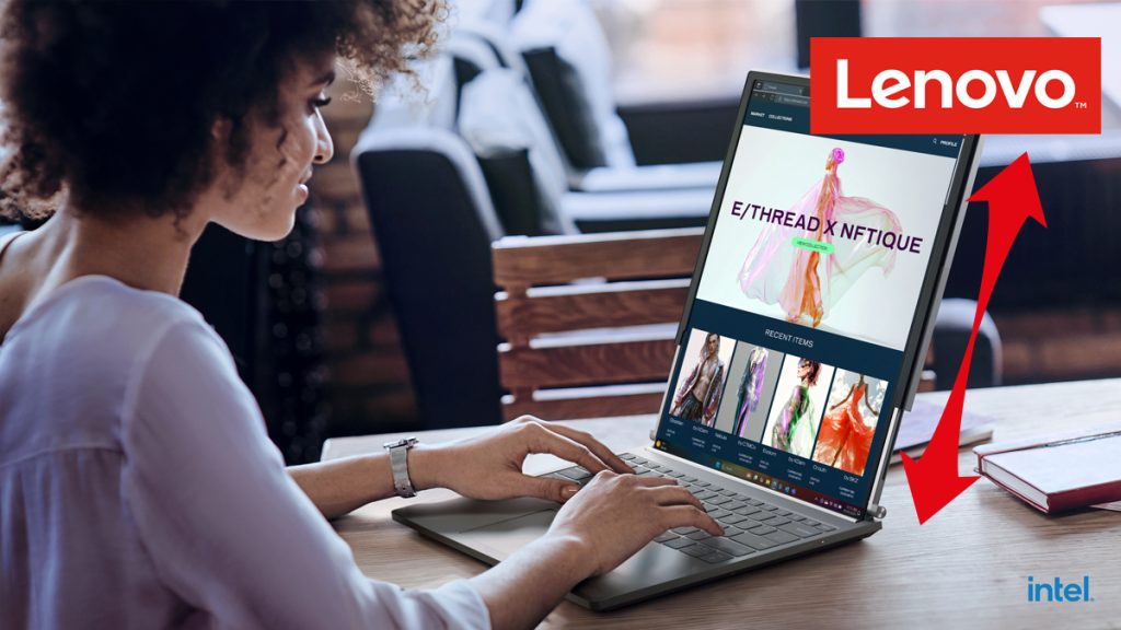 ThinkBook Rollable laptop expanded display