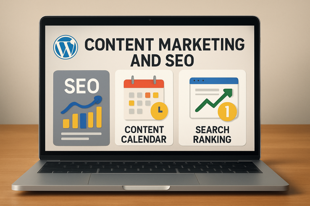 Content Marketing and SEO Integration Visual
