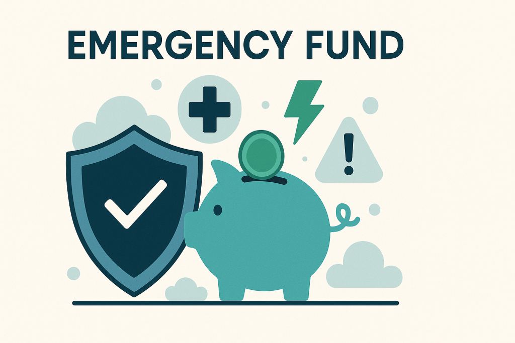 Emergency fund and financial stability illustration