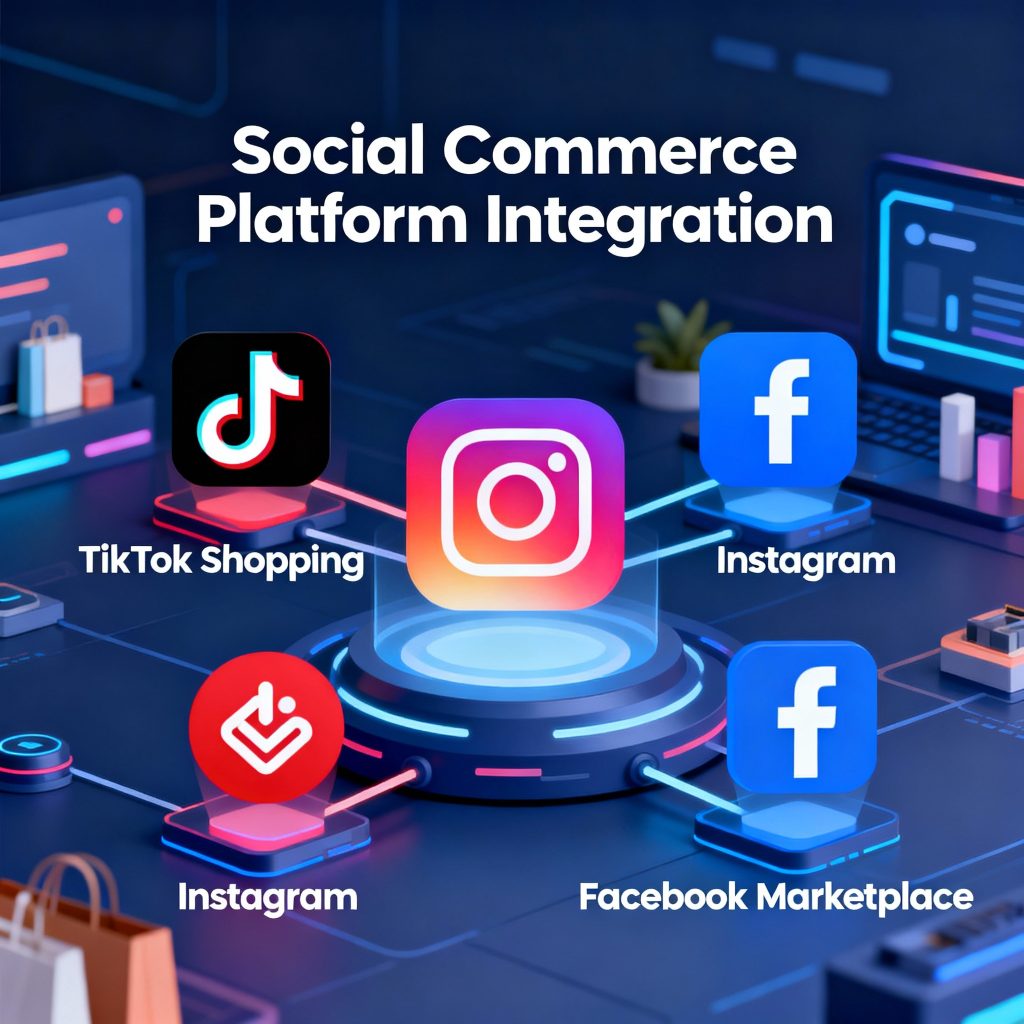 Social commerce platforms integrating shopping experiences