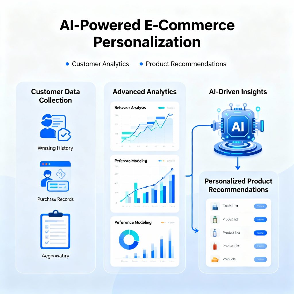 AI-driven personalization enhancing e-commerce customer experience
