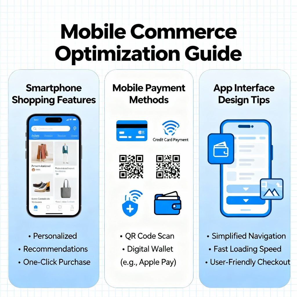 Mobile-first e-commerce optimization and shopping experience