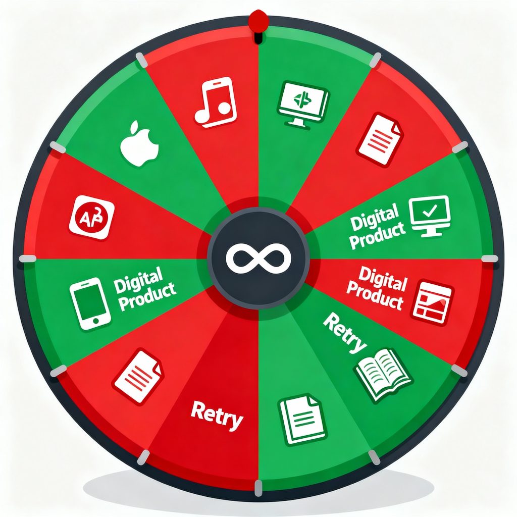 Digital Products 2.0 spinning wheel business model visualization