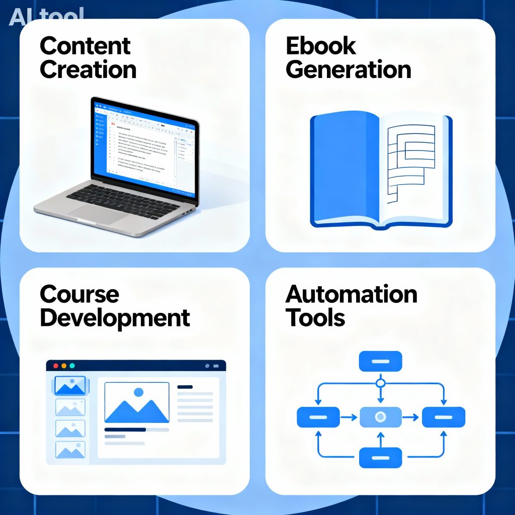AI-powered digital product creation workflow and tools