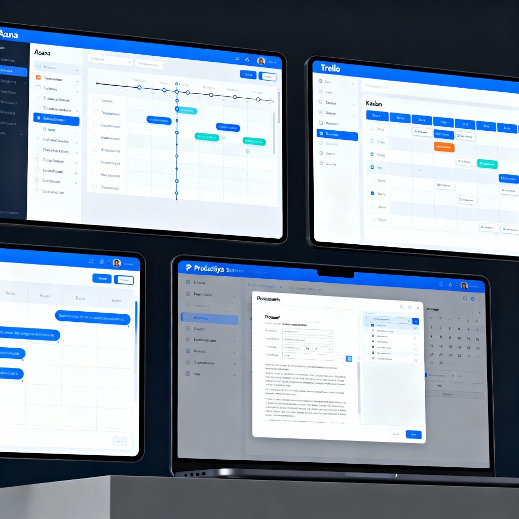 Project management tools used by virtual assistants