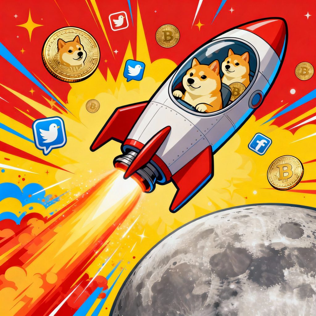 Meme coins: High-risk high-reward opportunities for massive profit potential