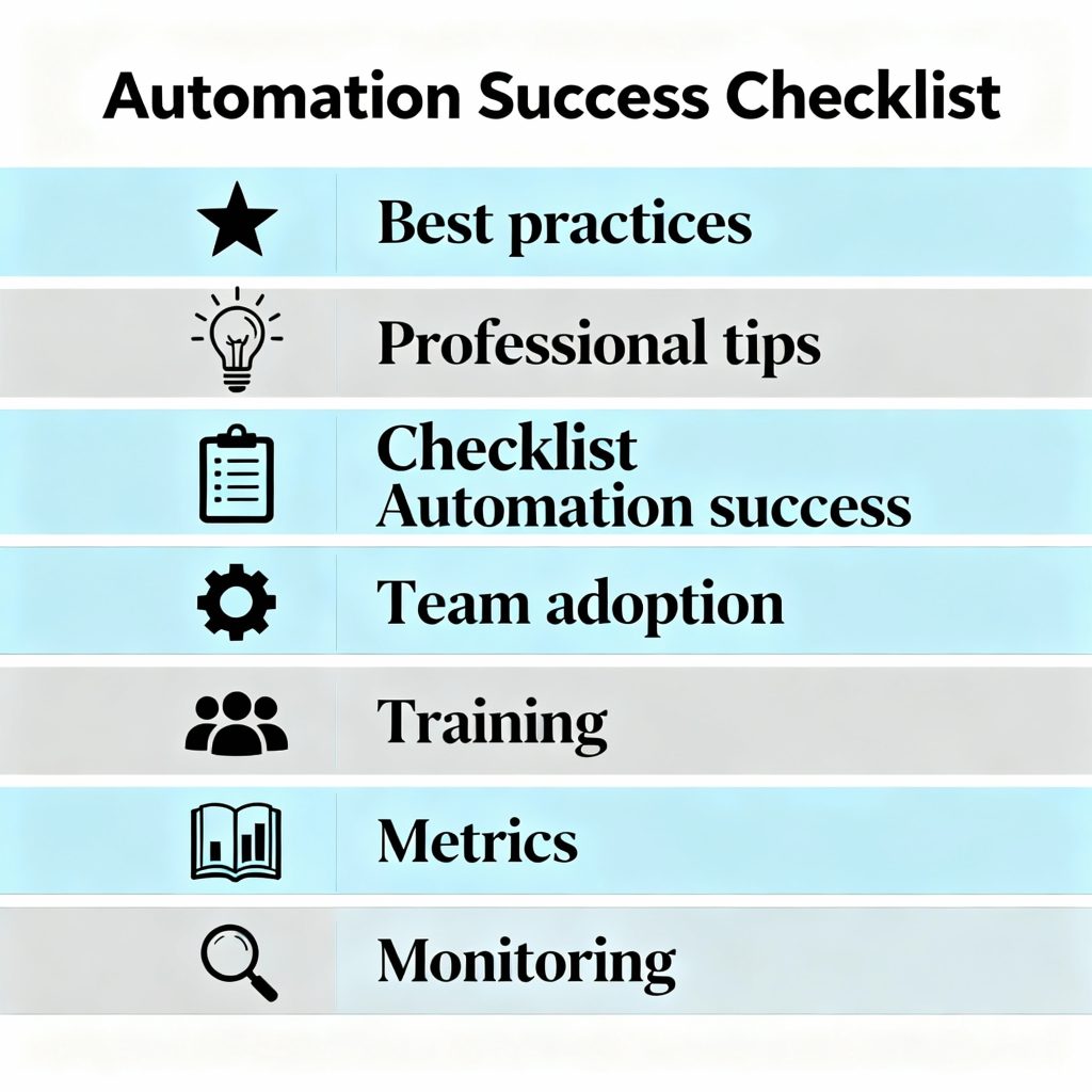 Best Practices for Automation Success