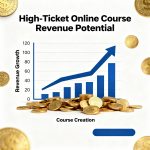 High-ticket online course revenue potential visualization
