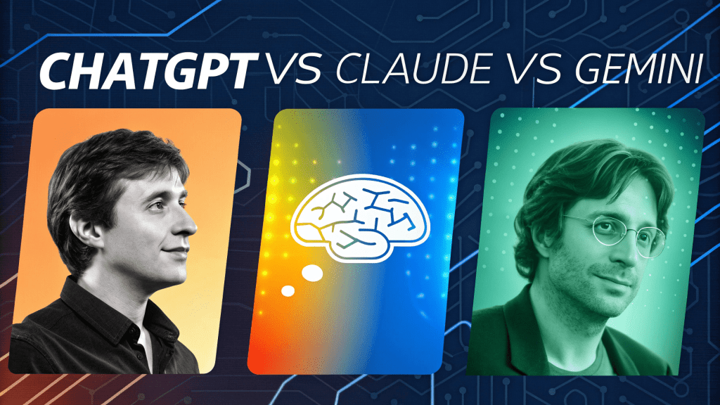 ChatGPT vs Claude vs Gemini AI comparison featured image for WordPress blog